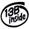 「13B inside」ビニールステッカー