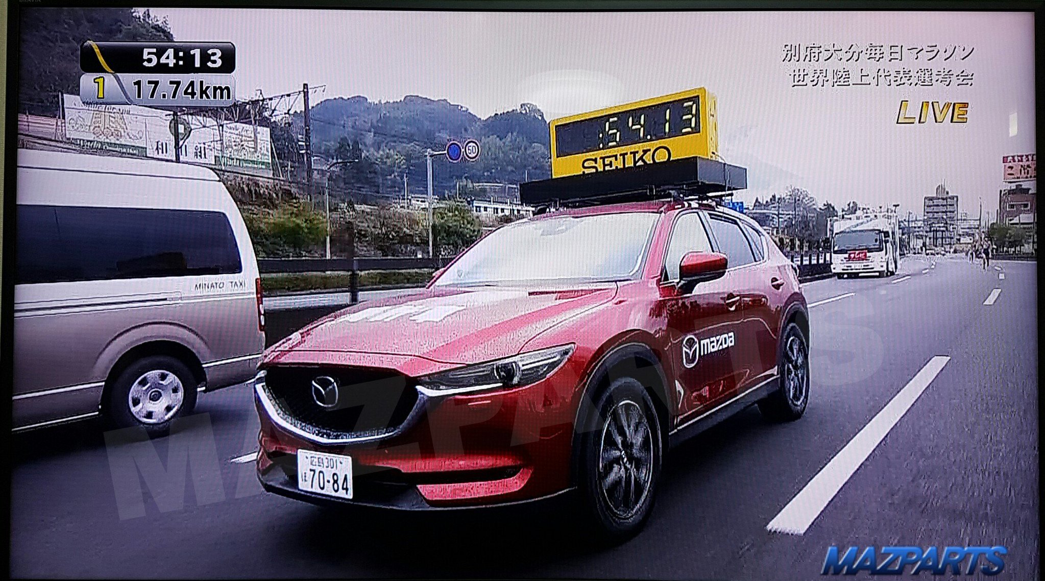 別府大分マラソンで新型CX-5が走ってましたね～ | マツダ車専門・輸入